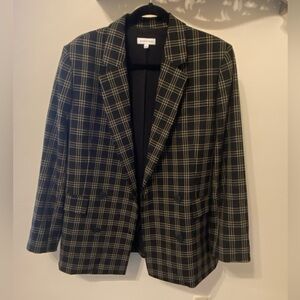 Gianni Bini plaid oversized blazer